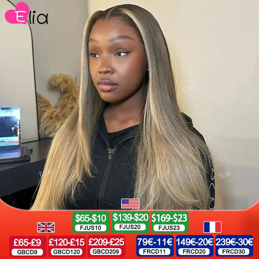 Ombre Ash Blonde Colored Human Hair