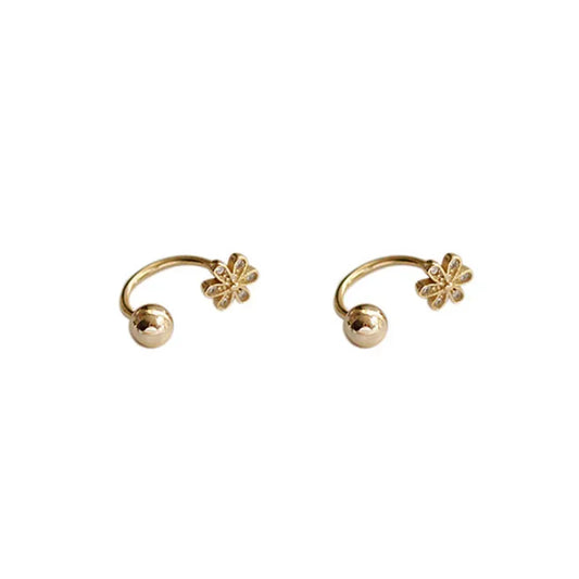 Real 14K Gold Jewelry Earring