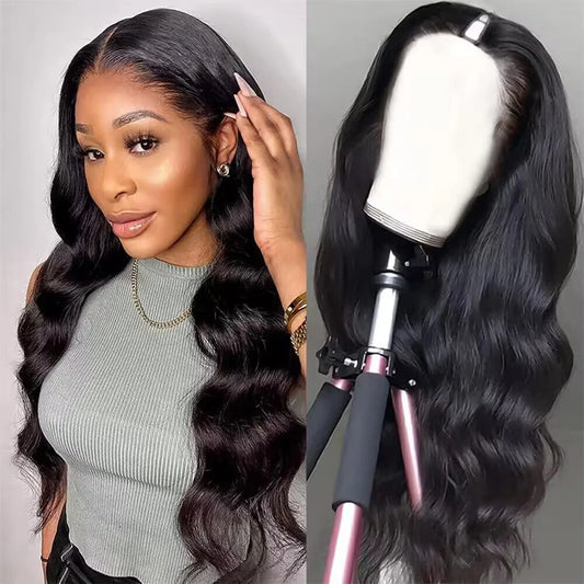 V Part Wig Human Hair Body Wave